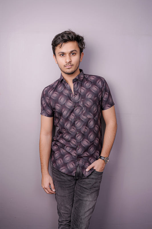 Midnight Swirl Premium Men's Shirt